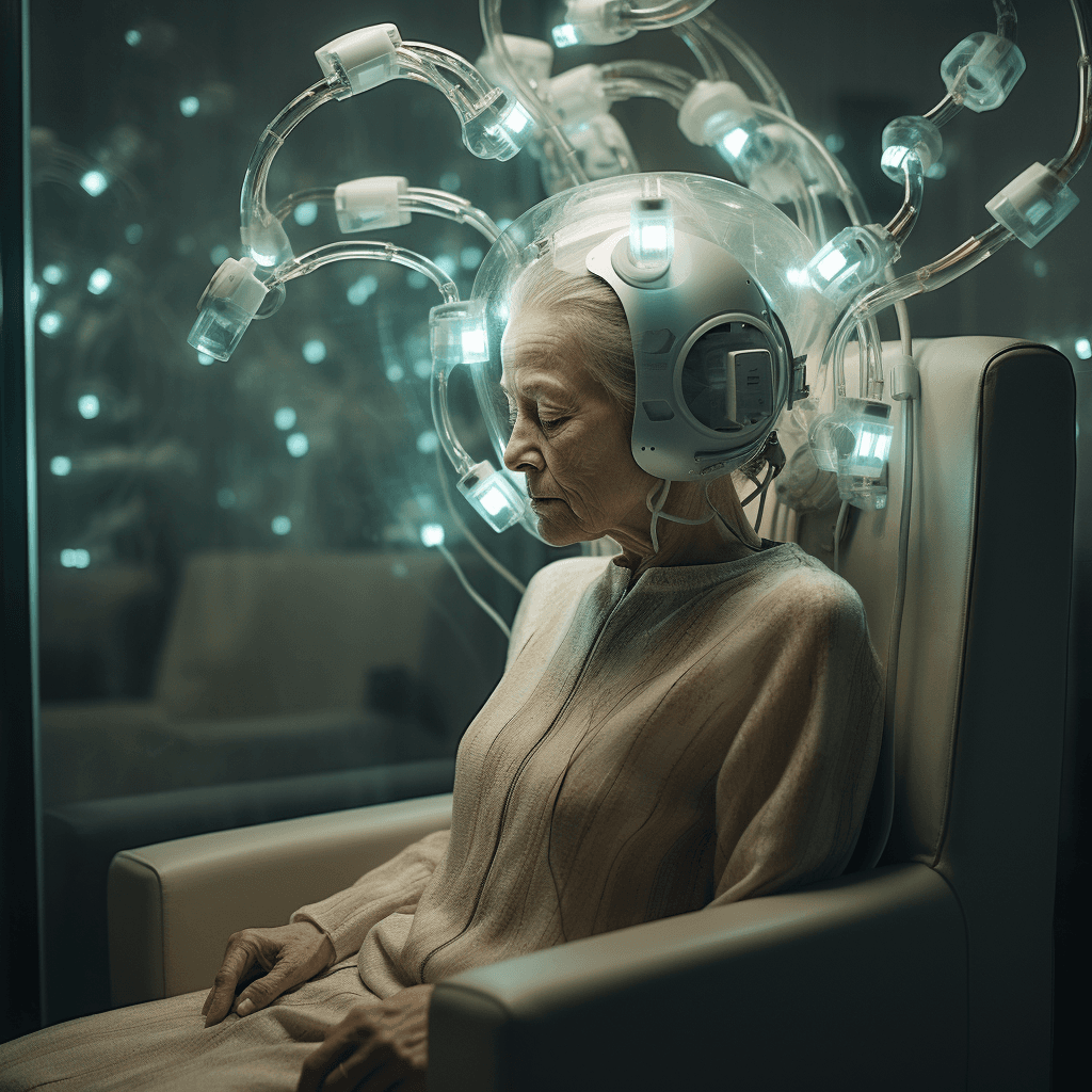 Mãos de pessoa idosa, representando o cuidado com pacientes de Alzheimer