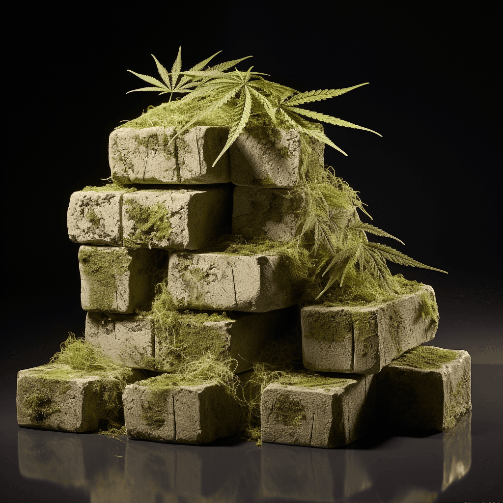 Material de construção sustentável à base de cânhamo (hempcrete)